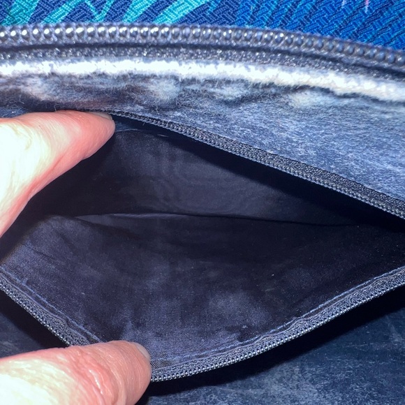 Authentic Gucci Micro GG Monogram Vintage gray navy blue shoulder bag - Picture 13 of 17